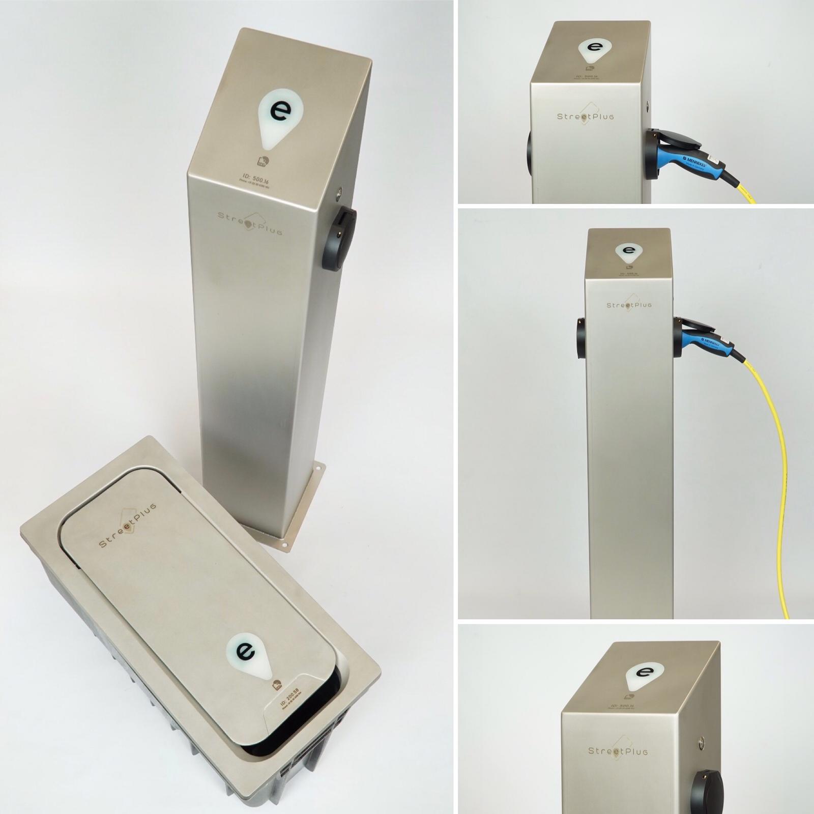 New Stainless Steel Ev Charging Station Streetplug